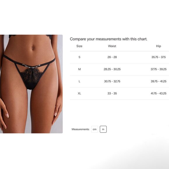 Sexy - Luxe String From Jennifer Lopez’s Intimates Collection / Size M, L - Picture 9 of 13